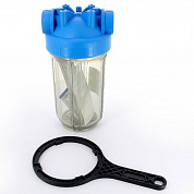 Колба для предфильтра прозрачная DP BIG 10" ATLAS FILTRI подключение 1" 10" Big Blue